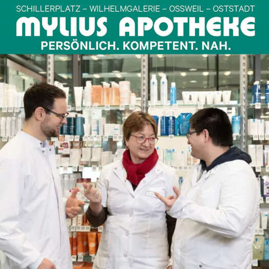Logo der Mylius Apotheke WilhelmGalerie