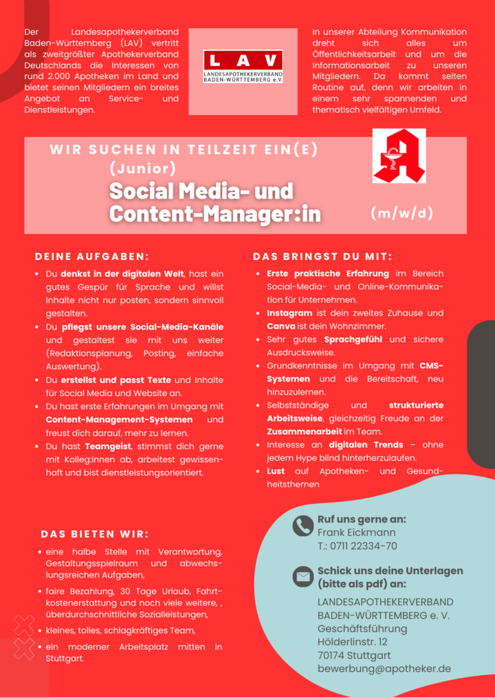 stellengesuch kommunikation einseitig