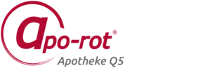 Logo der apo-rot Apotheke Q 5
