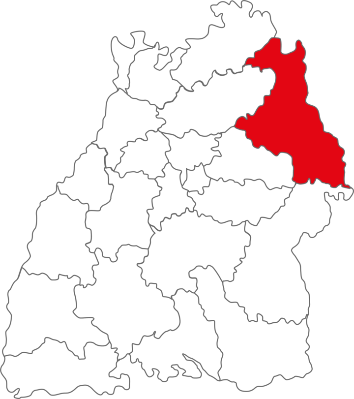 Grafik Region Ostwürttemberg