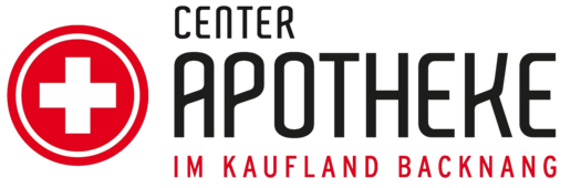 Logo der Center-Apotheke im Kaufland Backnang