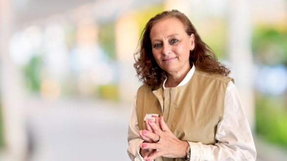 LAV-Präsidentin, Tatjana Zambo, lächelt in die Kamera
