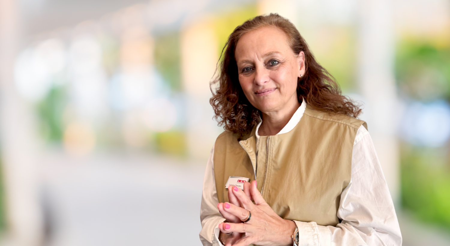 LAV-Präsidentin, Tatjana Zambo, lächelt in die Kamera