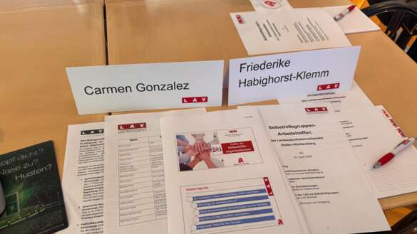 SHG-Arbeitstreffen Tischvorlage
